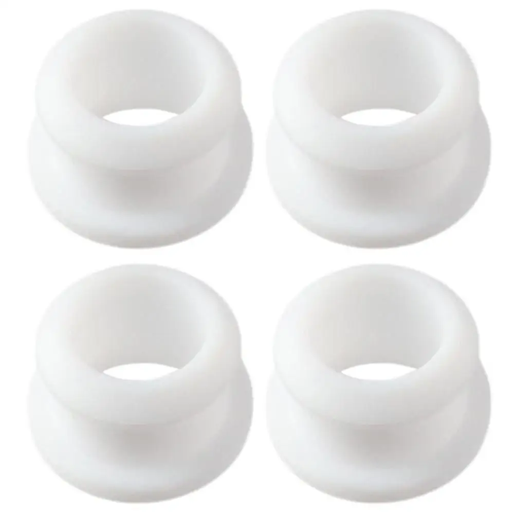4Pcs Round Rubber Grommets Black White Silicone Rubber Cable Wire Hole Plug Rubber Plug Hole Grommet Electrical Box Cable Pipe