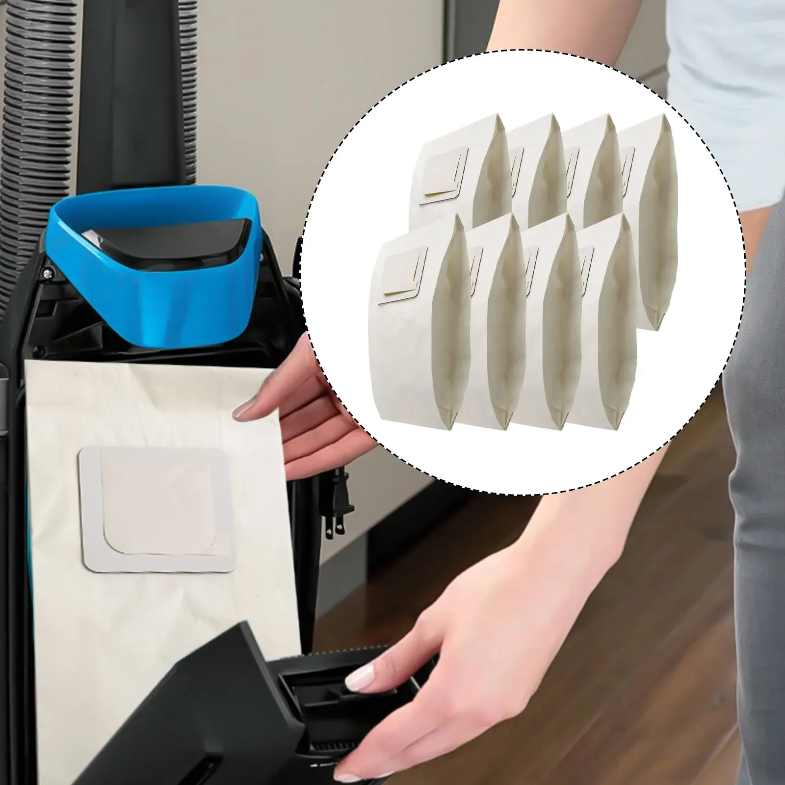 

Replacement Vacuum Bags 8 Pack Dust Bags Easy To Install Bags Large Capacity Vacuum Bags As Shown Vacuum Maintenance