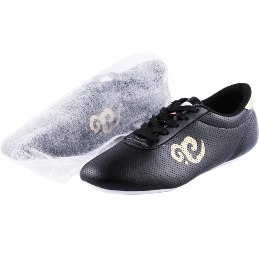 Children Martial Arts Shoes Unisex Light Weight Men Women Tai Chi Wushu Shoe Soft Sole Leather Traditional Kung Fu Shoes Adult
