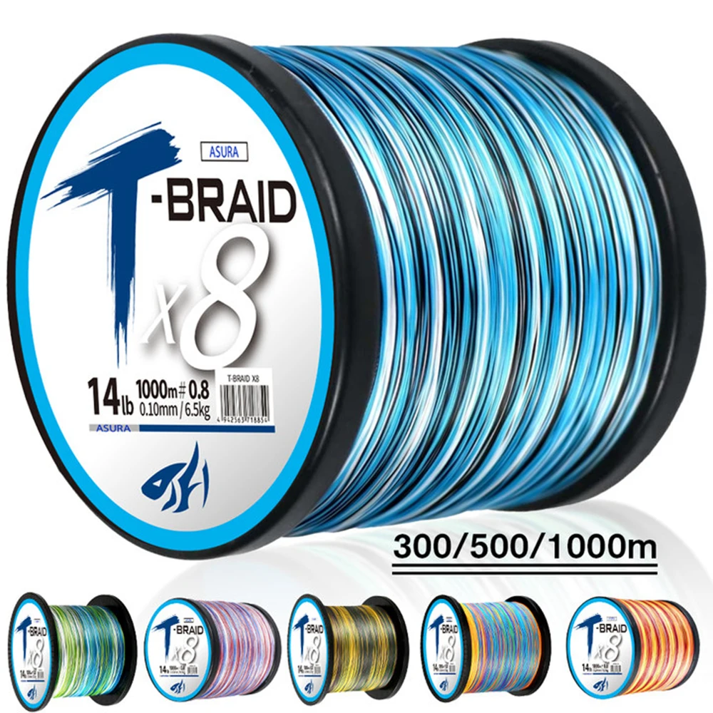 

ThornsLine Braided Fishing Line PE X8 300/500/1000M Max Drag 70LB Multifilament PE Line for Bass Pike Carp Fishing Accessories