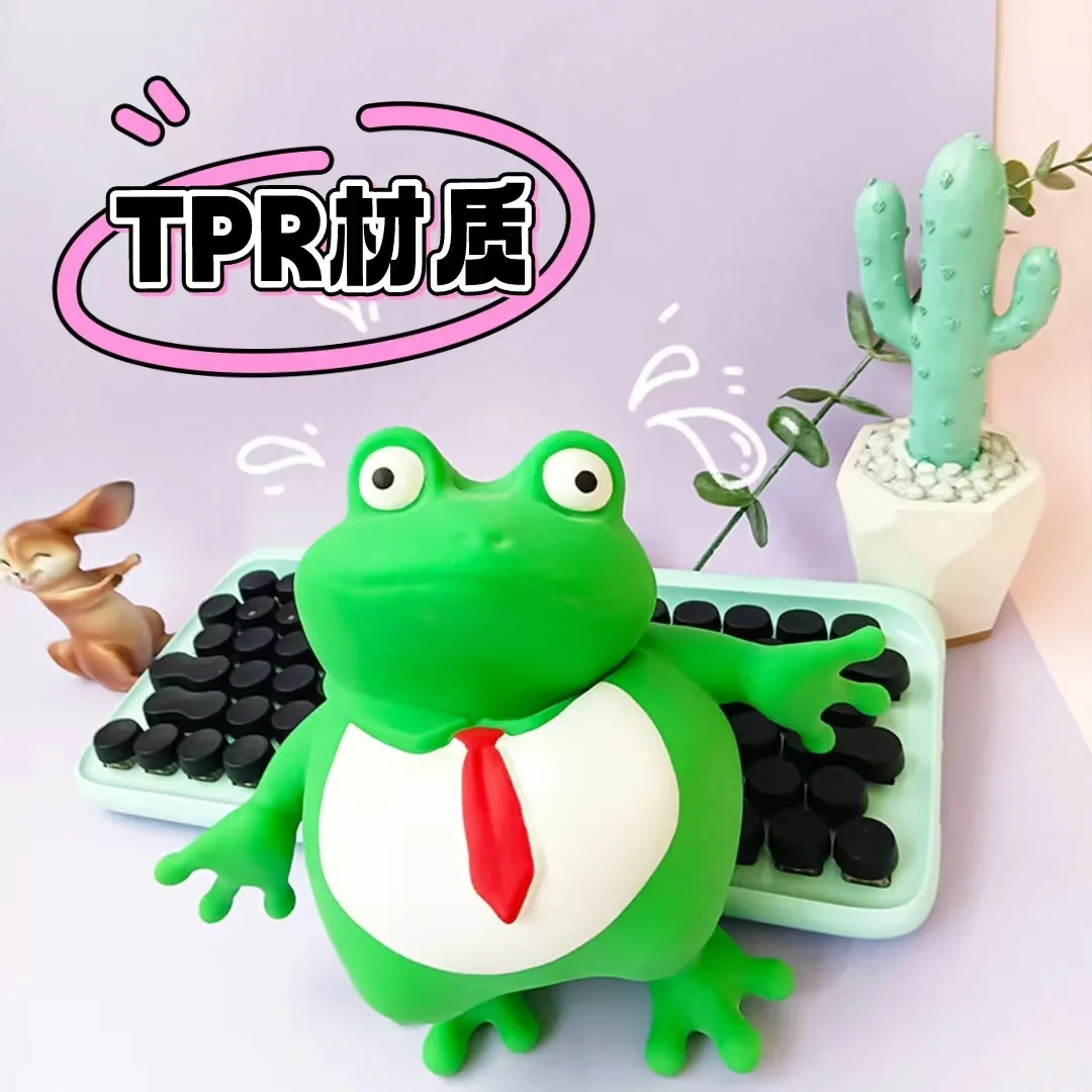 Antistress Toy Sensory Toys Decompression Cartoon Squeeze Frog Figurine Tpr Lovely Party Favors Animals Gift J146