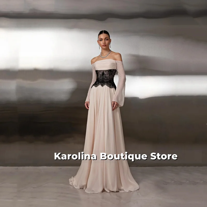 

Customized Dresses Gala Lace Off-shoulder Elegant Women's Dresses for Wedding Party Evening Dresses Vestidos De Festa A-line