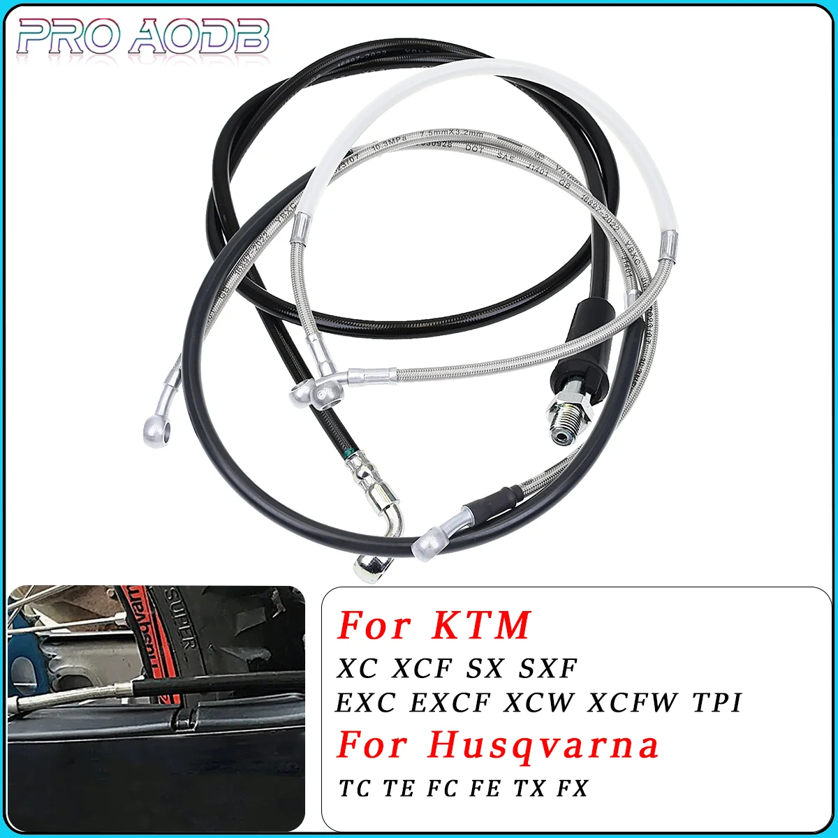 

Motorcycle Front And Rear Brake Oil Hose Line For KTM SX XC SXF XCF EXC EXCF 125-530 For Husqvarna TC TX TE FC FX FE 125-501