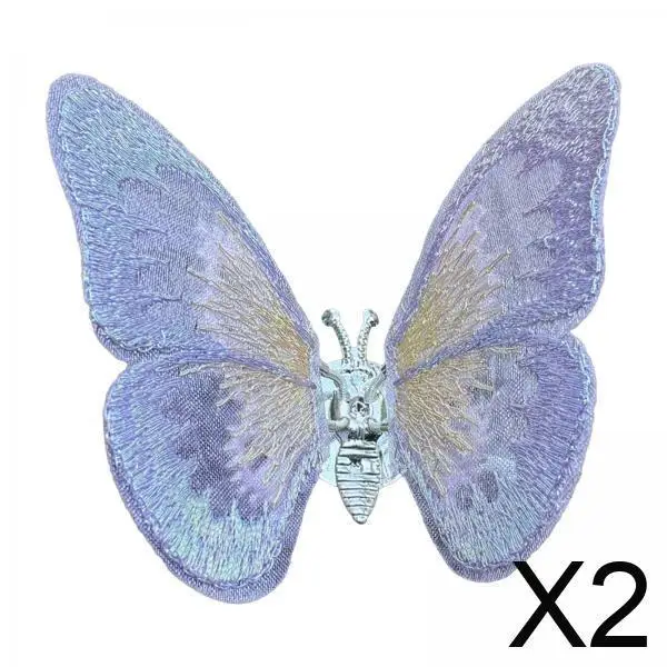 

2xБабочка украшения автомобиля интерьер для приборной панели центральное вентиляционное отверстие