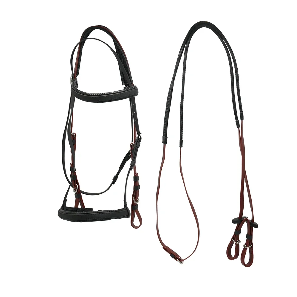 Wholesale Durable PVC Western Horse Halter Single Noseband Headstall Waterproof Model for Equestrian Horse Riding and Racing