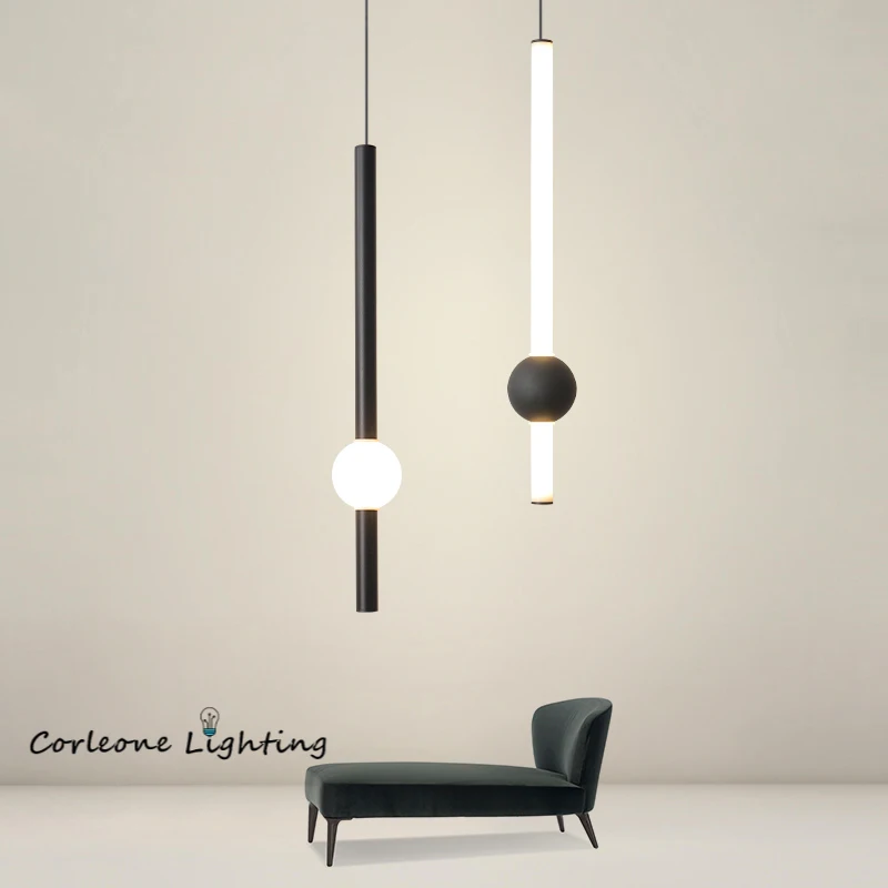 moderno pingente de luz tubo longo vertical led pendurado lampadas para o quarto sala estar lampada suspensao decoracao casa luminarias 01