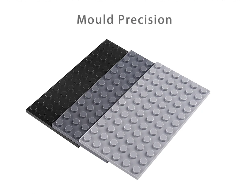5 kleine Kornblock-Grundplatten – 6 x 12 Lochblöcke – Kinder-Puzzle-Set, kreatives DIY-Konstruktionsspielzeug-Zubehör, Block-Wandspielzeug – Detail 8