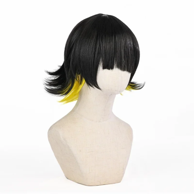 Parrucca Cosplay Anime Blue Lock Bachira Meguru per Uomo e Donna, Accessorio per Feste e Performance, Unisex, per Halloween