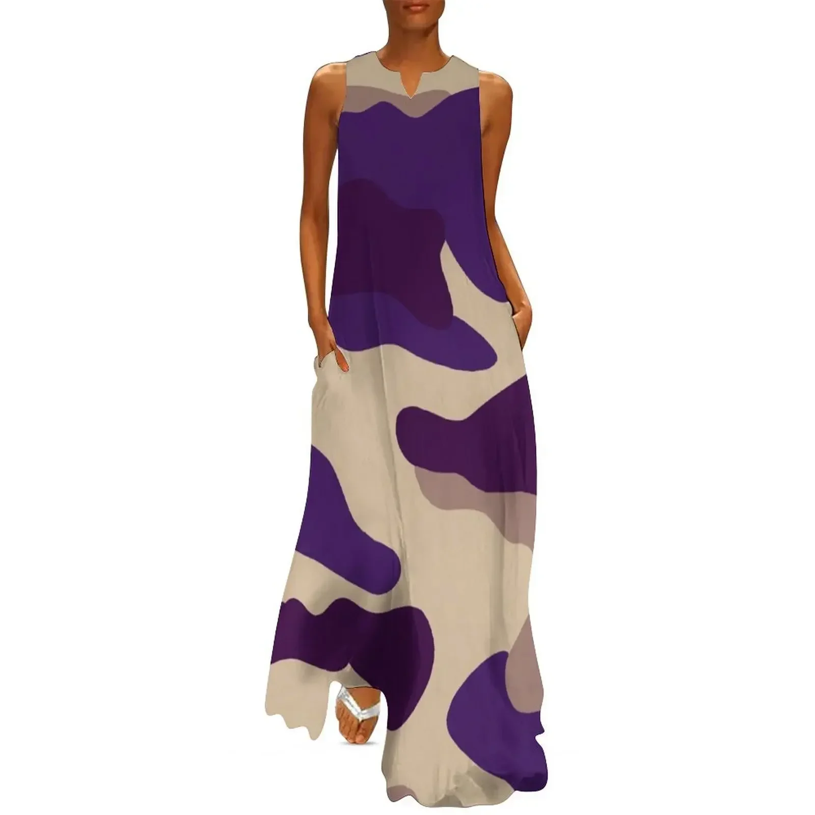 

Purple Camouflage Long Dress dresses for womens long dresses for women prom clothes dress for woman Dress