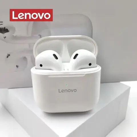 Auricolare wireless Bluetooth Lenovo Design elegante Stereo HiFi Qualità del suono superiore Vita Comoda vestibilità per l'ascolto tutto il giorno