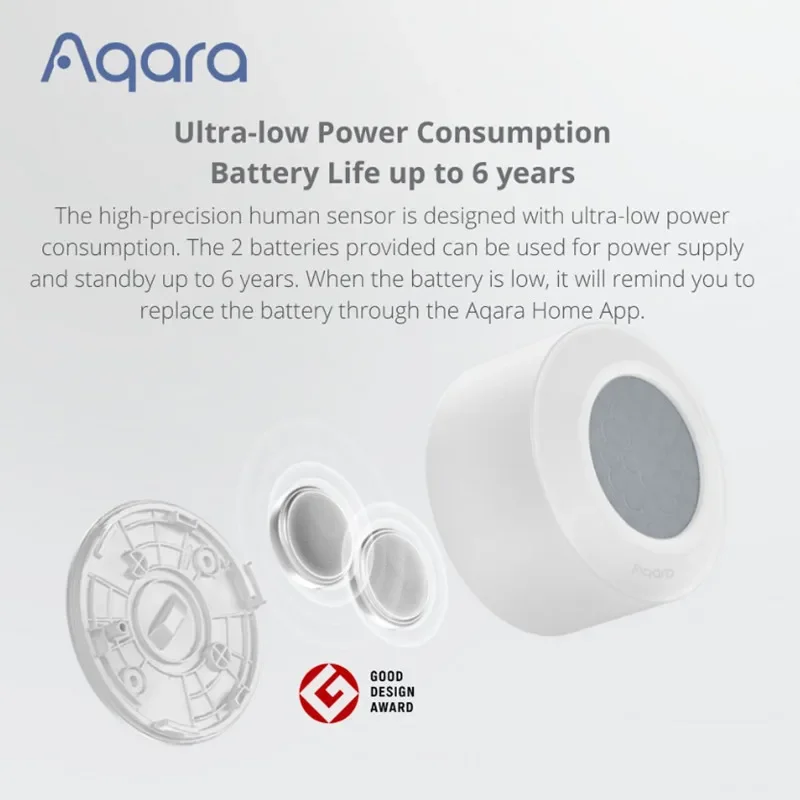 Imagem -05 - Aqara Sensor Humano Sensor Corporal Conexão de Movimento sem Fio Ipx5 Impermeável Trabalhar com Homek App Alta Precisão Zigbee 3.0