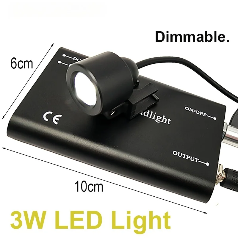 4 Colors Portable Head Light for Dental Binocular Loupes Glasses Medical LED Head Lamp Oral Cosmetic Supplies Dental Headlight