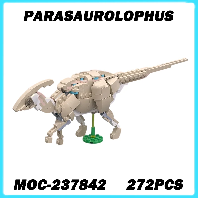 

272 шт. MOC-237842 Parasaurolophus Walkeri динозавры Юрского периода модель животного строительные блоки кирпичи творческая сборка игрушки подарки