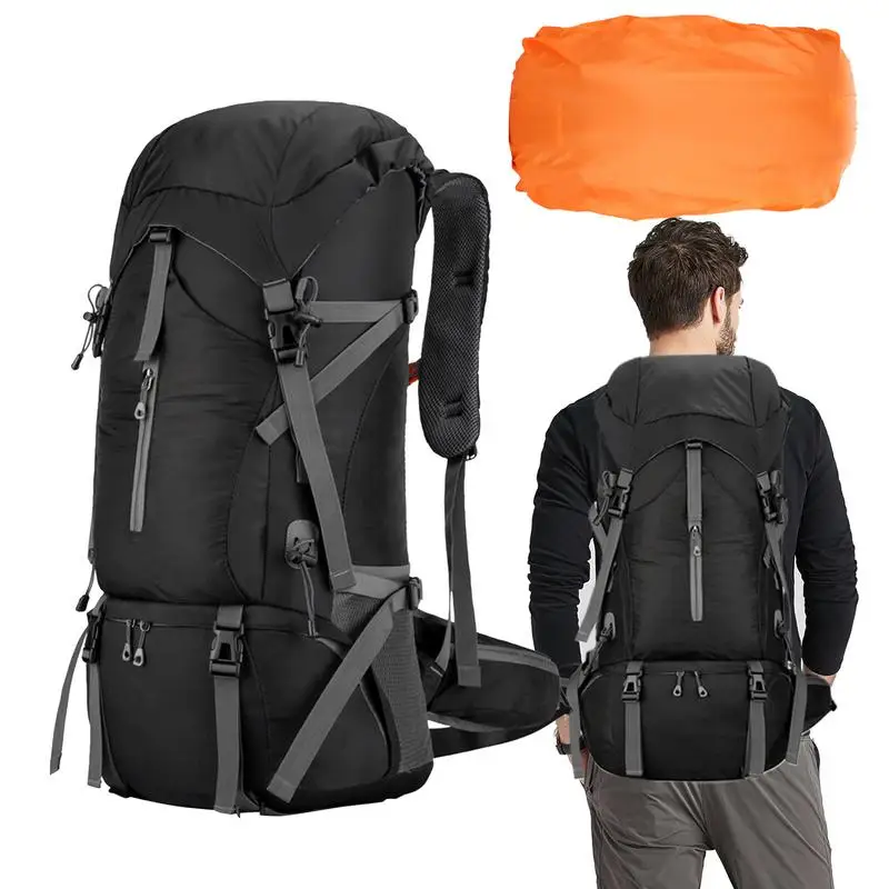 

Backpack For Backpacking 70L Foldable Camping Backpack For Hiking Camping Gear Daypack Ergonomic Breathable Outdoor Rucksack