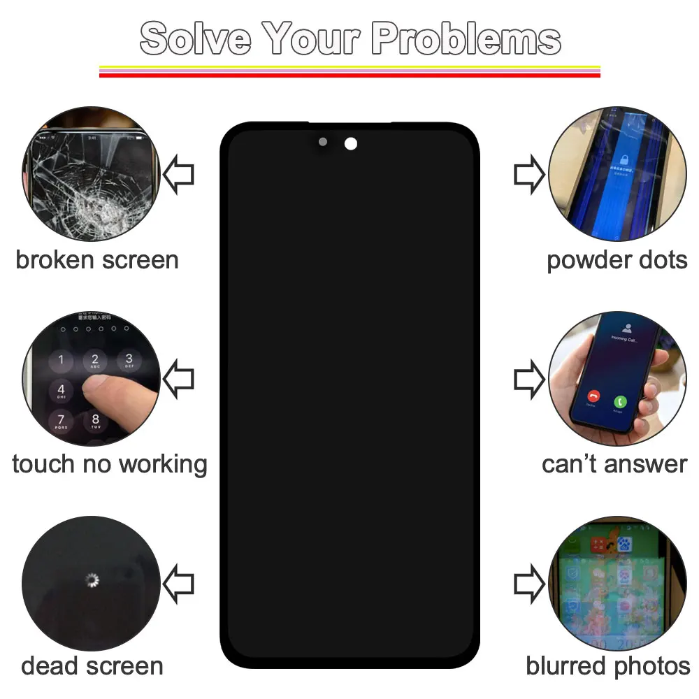 AMOLED LCD for Samsung Galaxy A35 5G LCD Display Touch Screen Digitizer Assembly for Samsung A35 5G A356 Phone LCD Replacement