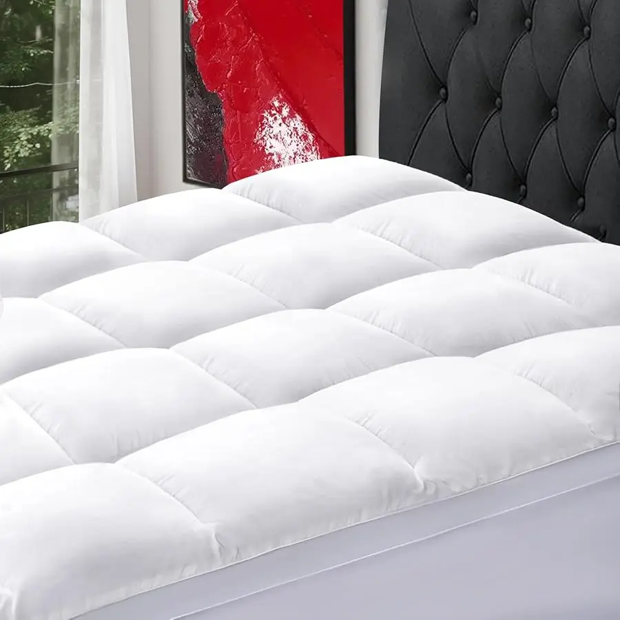 

Mattress Topper Queen Size Extra Thick Mattress Pad 8-21" Deep Pocket Soft Down Alternati e Fill Mattress Protector Pillow Top M