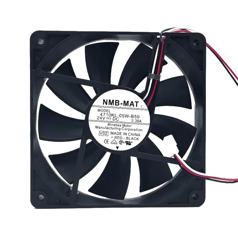 120*120*35MM NMB4710KL-05W-B59 12025 12CM 24V 0.38A 3-wire, detection, inverter fan