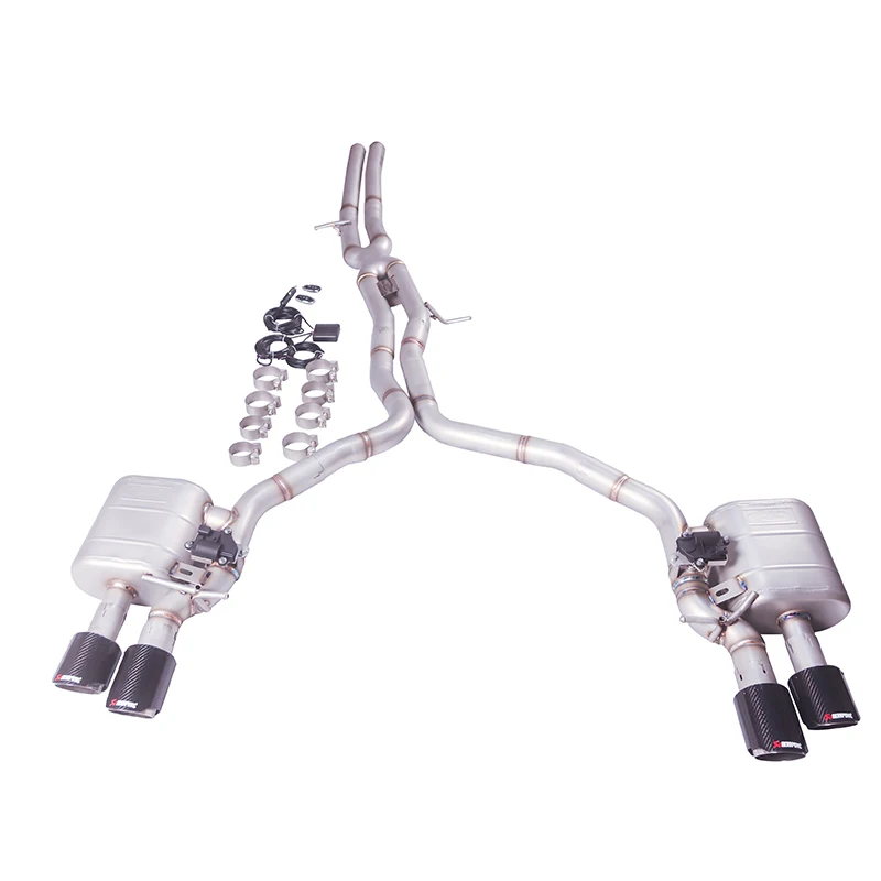 

Tuning Valvetronic Catback for Audi S4 3.0T Stainless Steel Exhaust Front Pipe Car Exhaust System