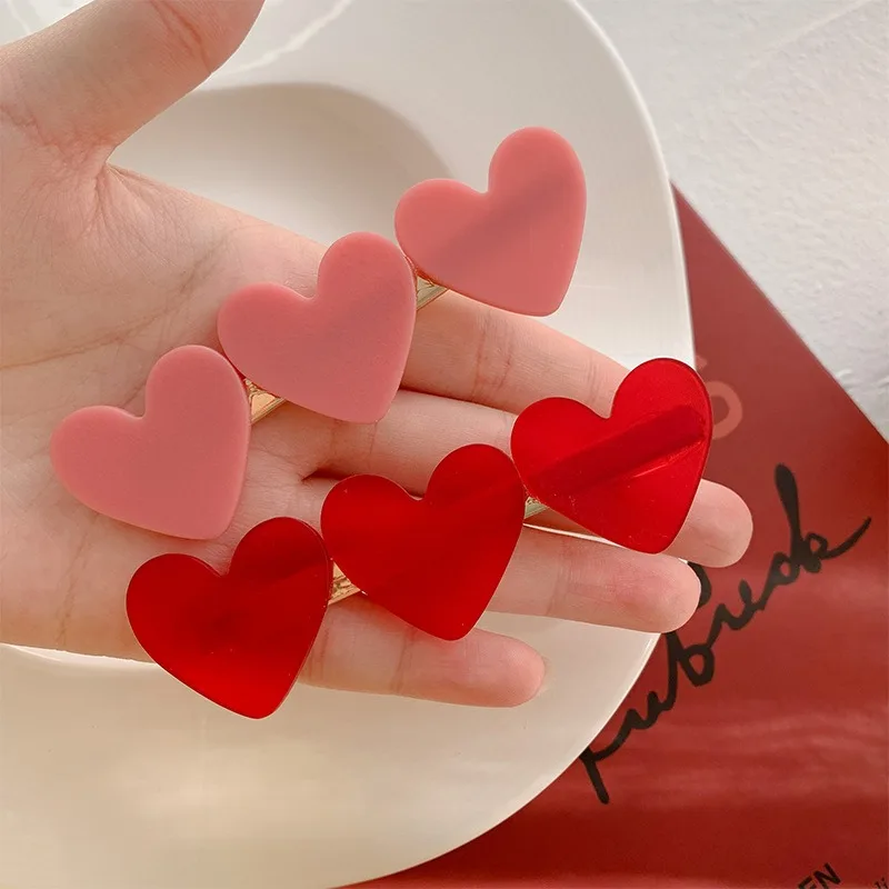 New Elegant Acrylic Acetate Duckbill Hairpin Headdress Barrette Sweet Cute Plastic Hair Accessories For Women Girl Wedding Party