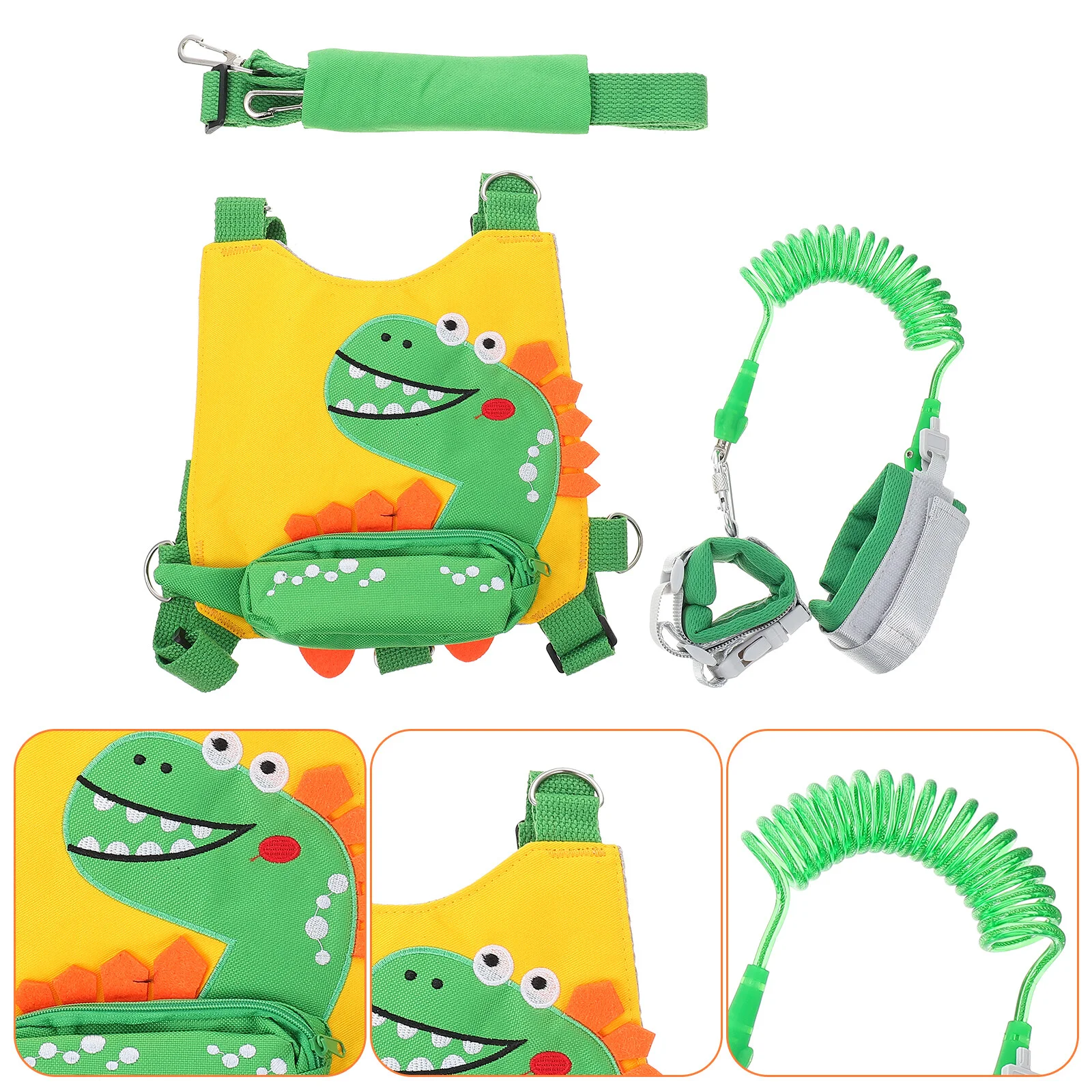 Dinosaur Anti-lost Belt Toddler Girl Backpack Harness Child Safety Summer Walking Wristband Strap Plastic Rope Children\'s seat