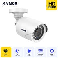 Annke 2MP HD Security Camera CCTV Analog 1080P 4-in-1 AHD/TVI/CVI/CVBS 3.6MM Lens Camera For analog Home Surveillance DVR System