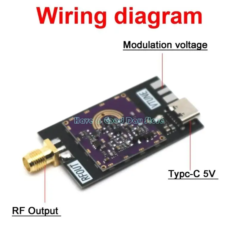 462D 300M-1.2GHz Broadband VCO Board Controlled Oscillator 433Mhz 868Mhz 915Mhz For Radio Communication