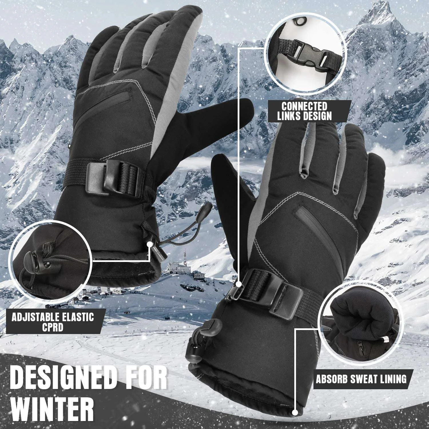 Rękawice narciarskie z podgrze – Snow Glove Insulated recenzja i cena