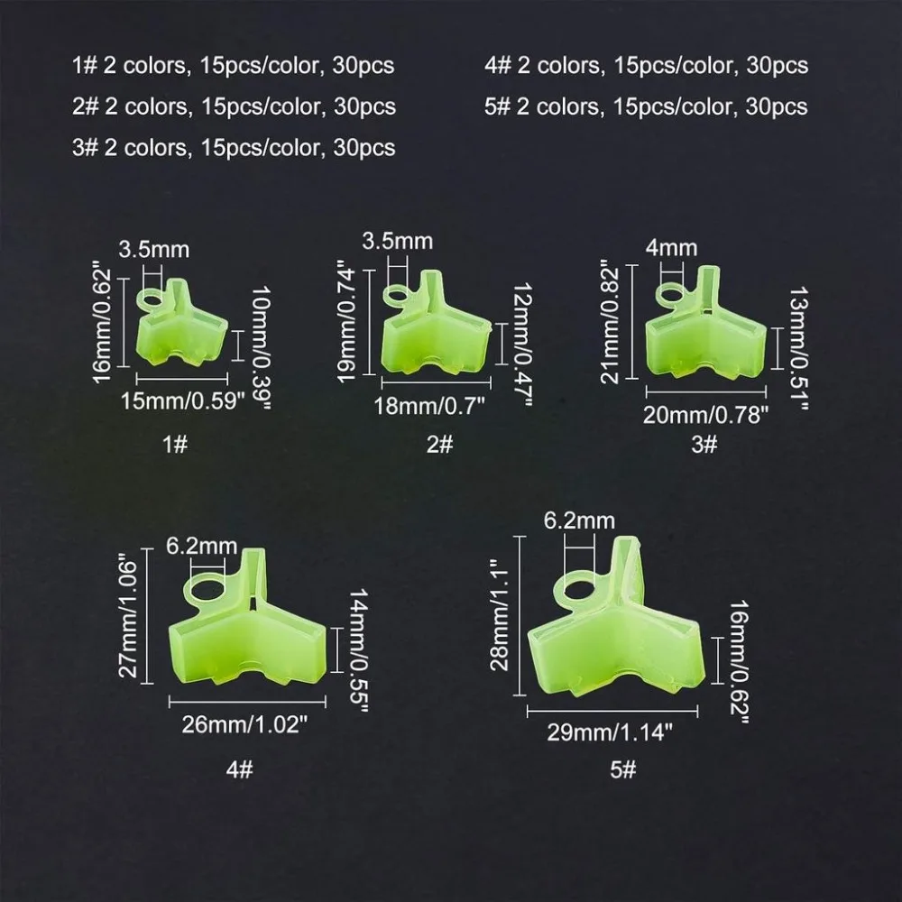 150PCS Fishing Hook Bonnets Treble Hook Covers Fishing Protector Safety Caps for Standard Hook