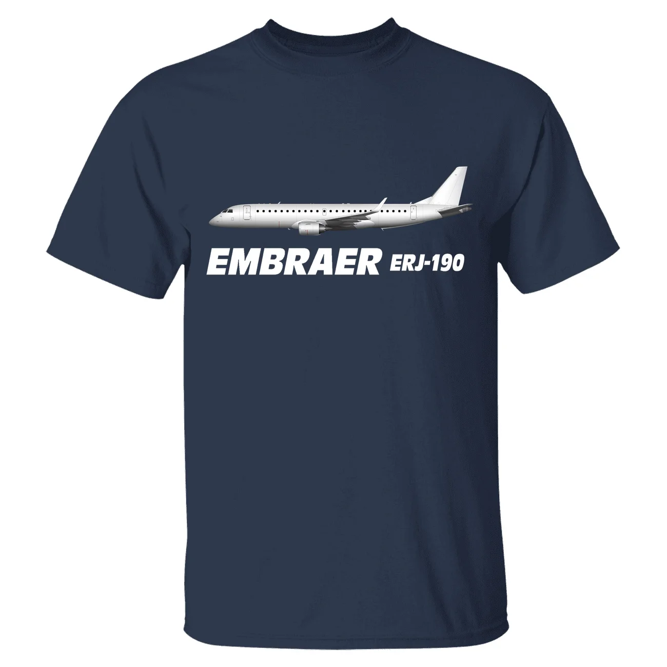 The Embraer ERJ-190 Flight Pilots Short Sleeve T-shirts Cotton Graphic T Shirts for Men Women Tops Tee