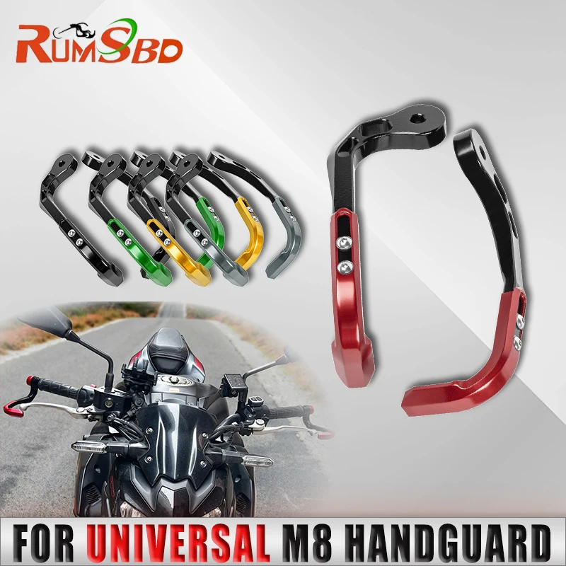 Fo M8 Universal Handguard  Handlebar Guard Screen Shield Kit With Spoilers Protector Motorcycle