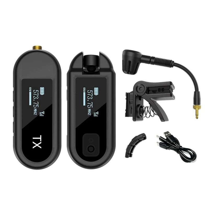 

Dropship-Saxophone Instrument Dedicated Wireless Microphone Outdoor Stage Small Microphone Instrument Wireless Clip Microphone