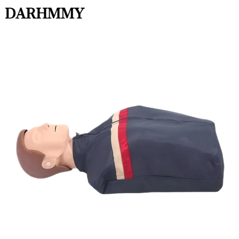 DARHMMY Half Body Adult CPR Training Manikin Professional Nursing Training Mannequin Teaching Model  First Aid Training Dummy