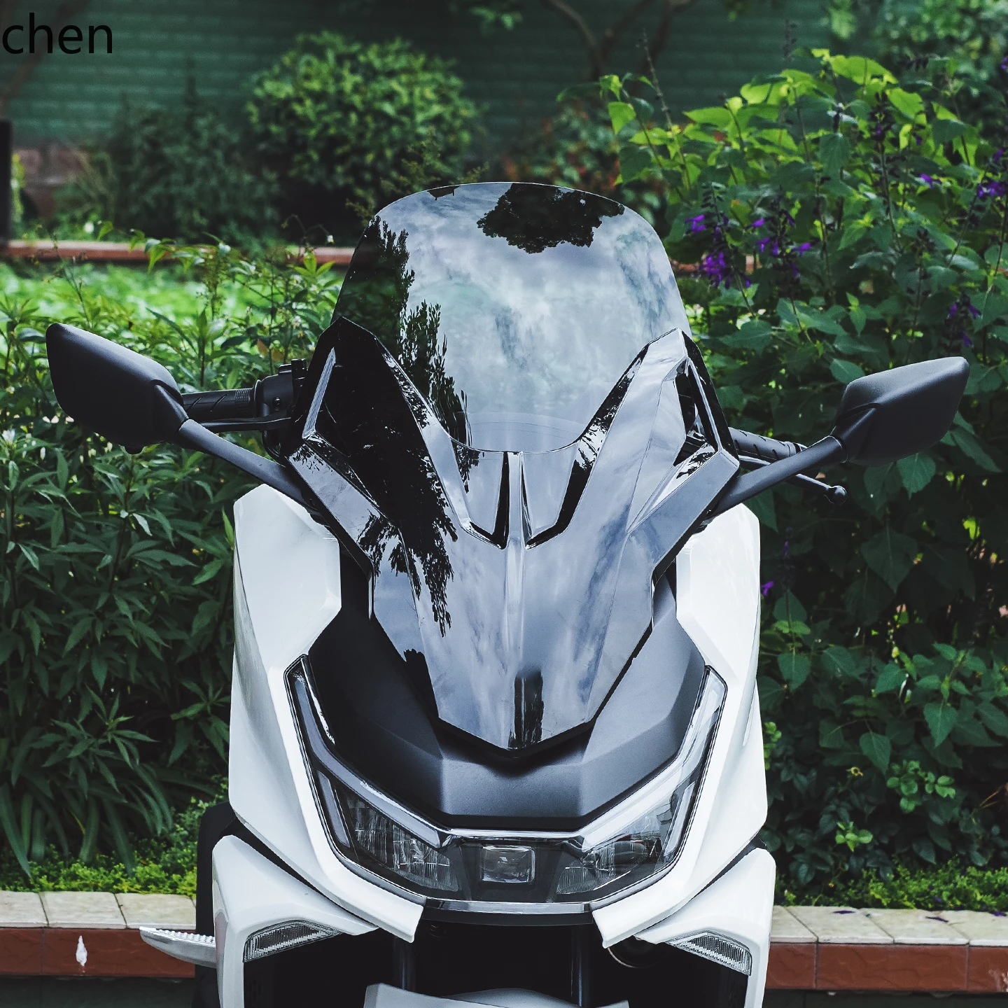 

ZML is suitable for NS150GX modified front face windshield rearview mirror forward high windshield accessories