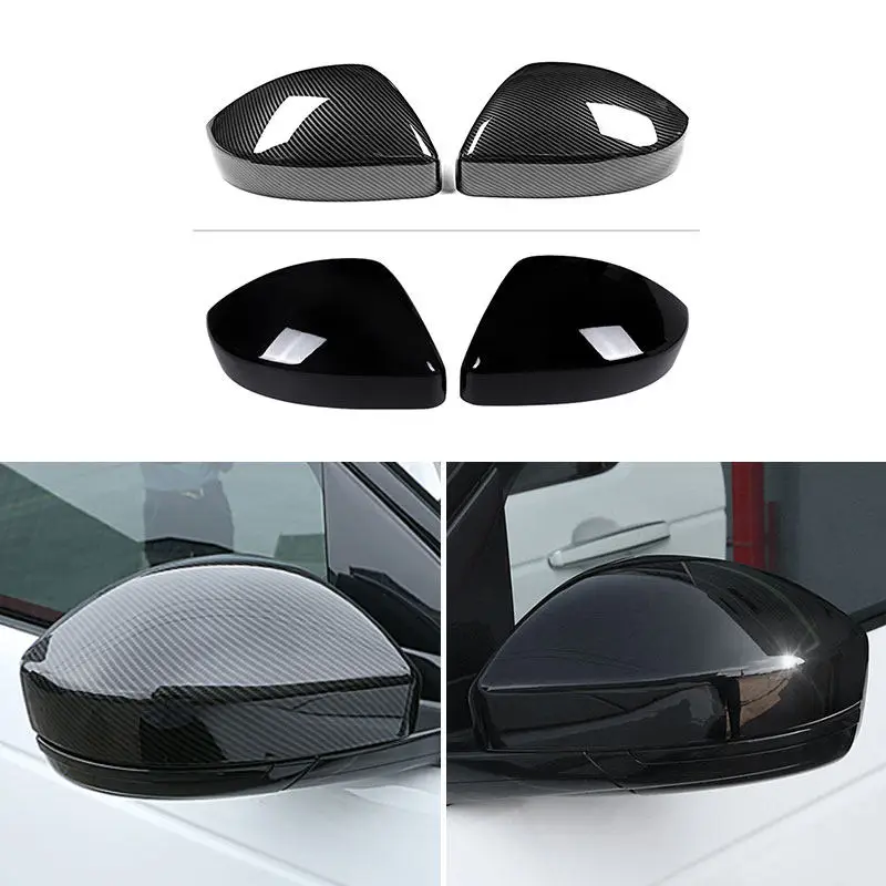 Car-styling Side Rearview Mirror Cap Cover Trim For Land Rover Discovery Sport L550 Range Rover Velar Evoque Jaguar E / F-Pace