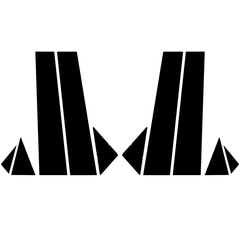 

Черные автомобильные стойки, накладки на дверные стойки, 10 шт. для Fiat 500 2010-2020 для Fiat Abarth 595 для Fiat Abarth 595