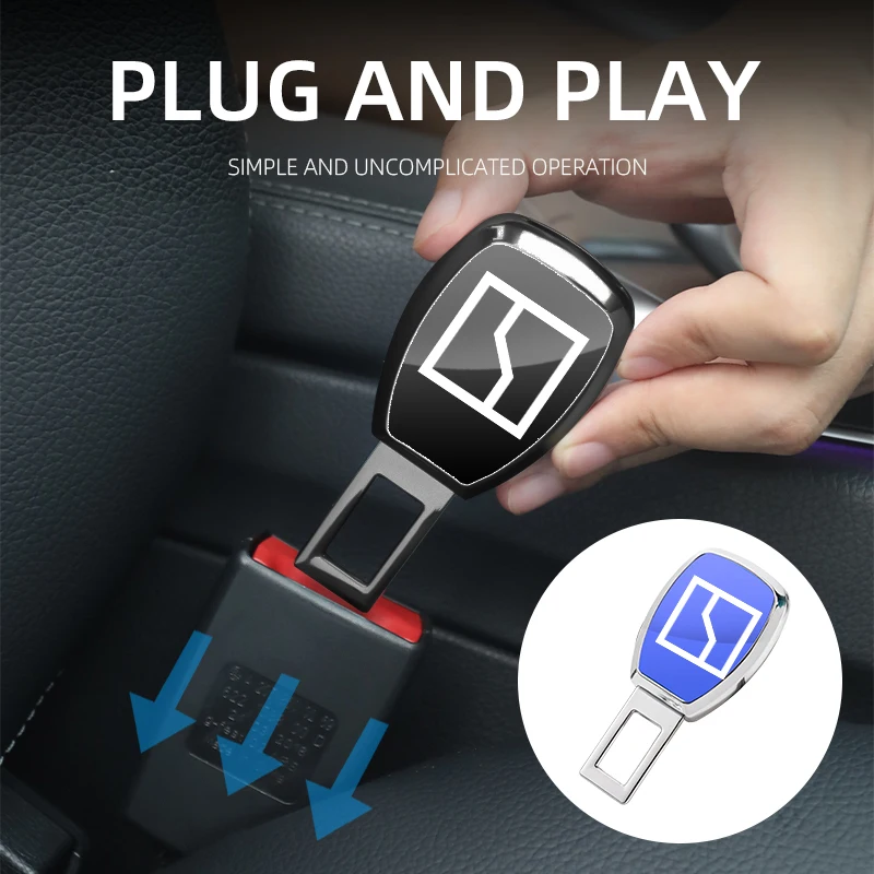 Tapones para cinturón de seguridad de coche, extensor de seguridad, accesorios interiores para Zeekr X 001 009 2022 2023 2024 Al