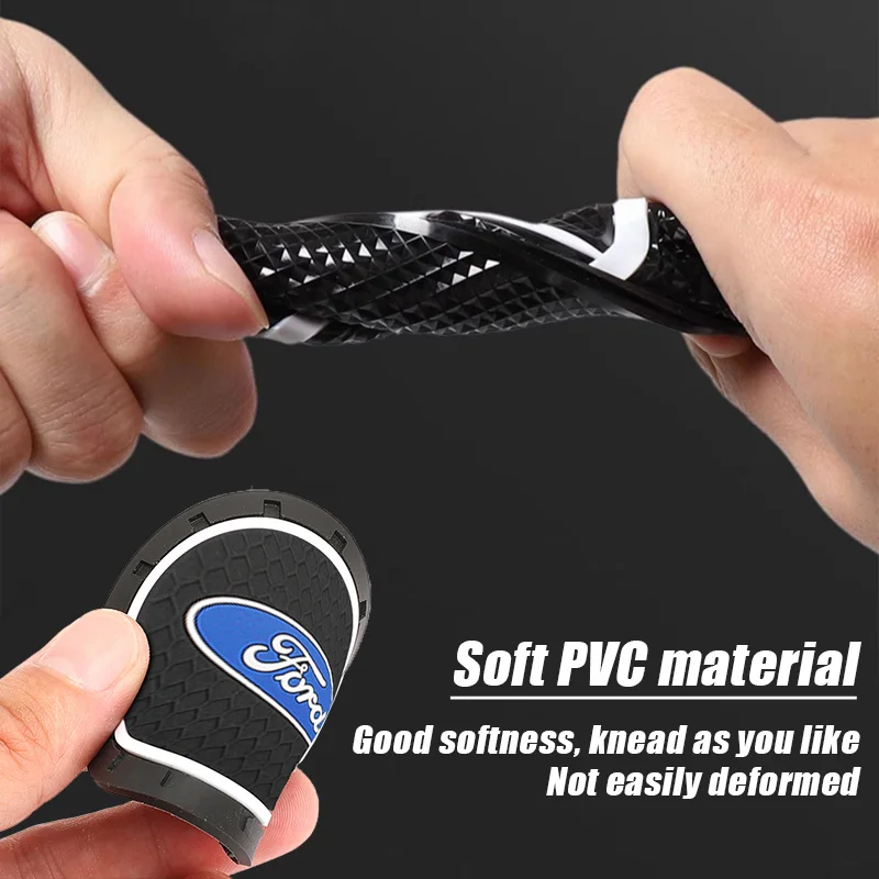 Car Logo Anti Slip Pad Phone Holder Non-Slip Mat For Ford Focus Mk2 Mk3 Fiesta Ranger Mondeo S-MAX Kuga Mustang Auto Accessorie view 5