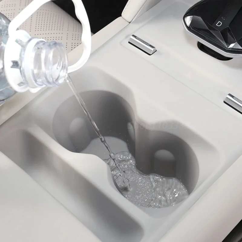 For BYD Yuan UP Car Gear Water Cup Storage Special Central Control Lower Storage Box Interior Modification Storage Accessories