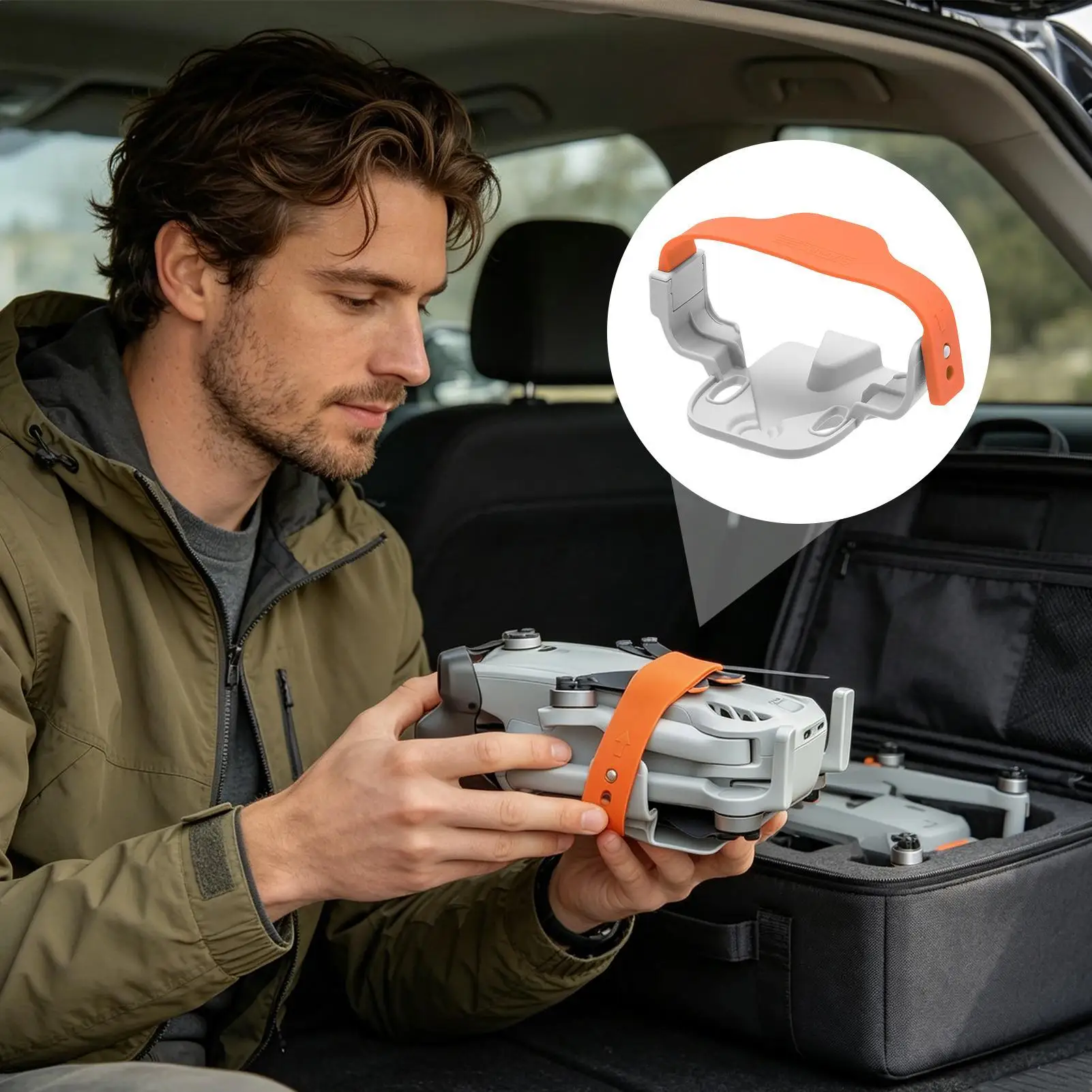 Drone Propeller Strap Fixing Parts Propeller Protector Fixator For Women Men Travelers Photographers Professionals Road Trip