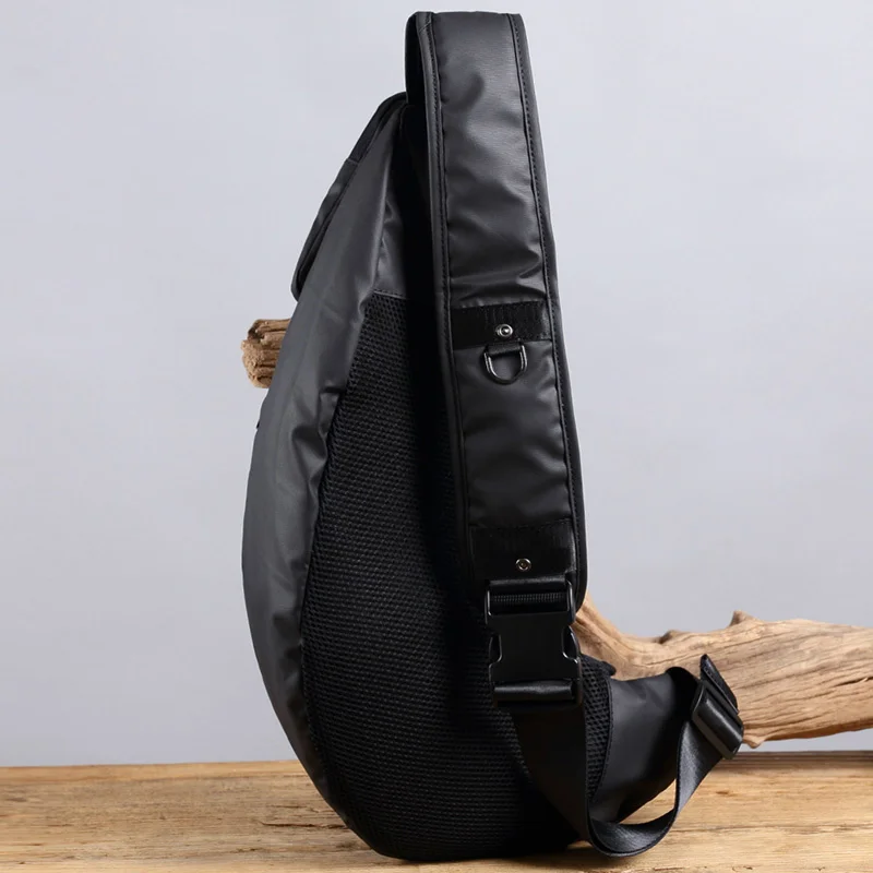 High Quality Men Nylon Cross Body Messenger Shoulder Bags Male Half Moon Travel Assualt Multi-purpose Sling Chest Day Pack