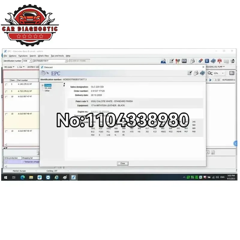 2026 hot MB Star C6 SD Connect C6 SSD Diagnostic Software 2025.03V Multi-language Full Softwares Xen.try DT.S,WIS, EPC,VE-DIAMO