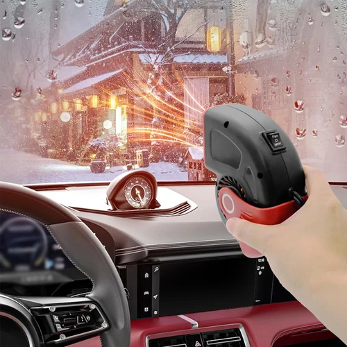 2 in 1 난방 및 냉각 선풍기 자동차 히터, 자동차 앞 유리 빠른 가열, 서리 제거, 빠른 냉각기, 난방 송풍기 선풍기, 12 V, 24V 