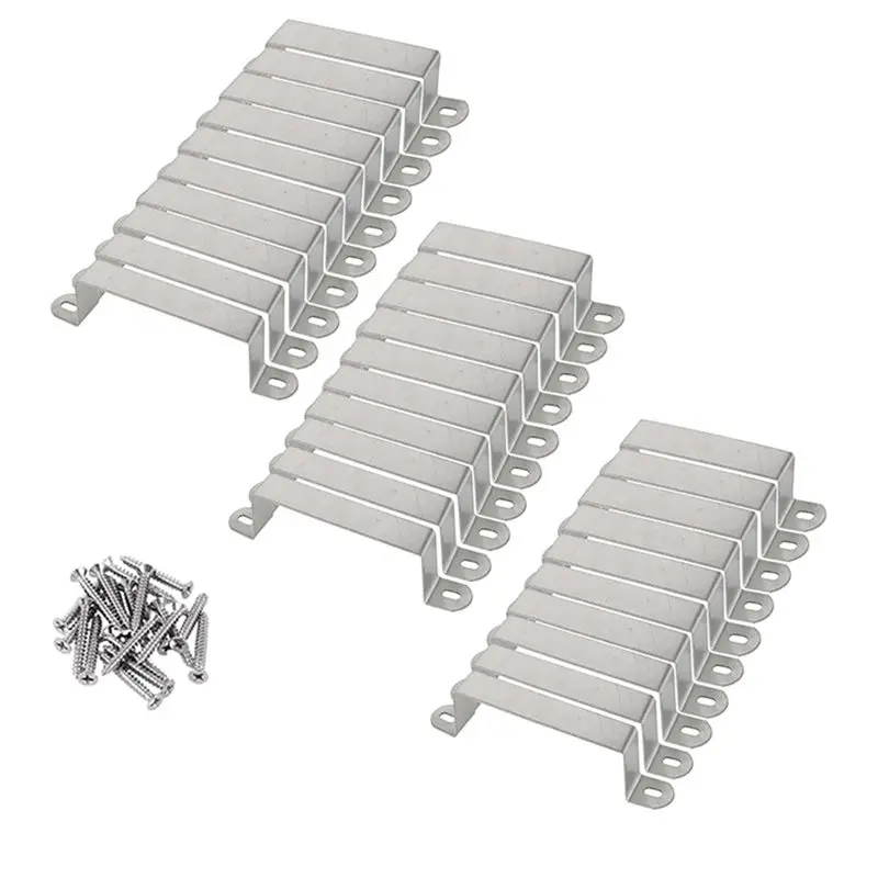 Hot Sale-Fence Post Security Brackets Clip Stabilizer Repair Kit For Concrete& Wooden Fences Panels