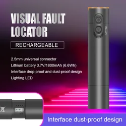 Fibra óptica Cable Tester, Visual falha Locator, caneta de luz vermelha, testadores a laser, VFL, luz vermelha