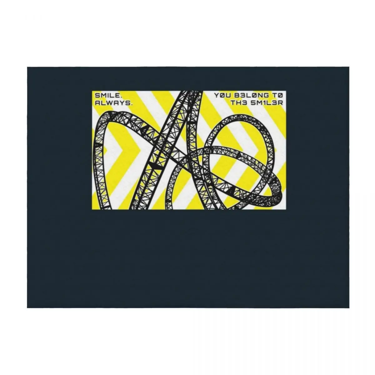 

Y0U B3L0NG T0 TH3 5M1L3R ALTON TOWERS THE SMILER Throw Blanket Blankets For Baby Soft Beds Picnic Blankets