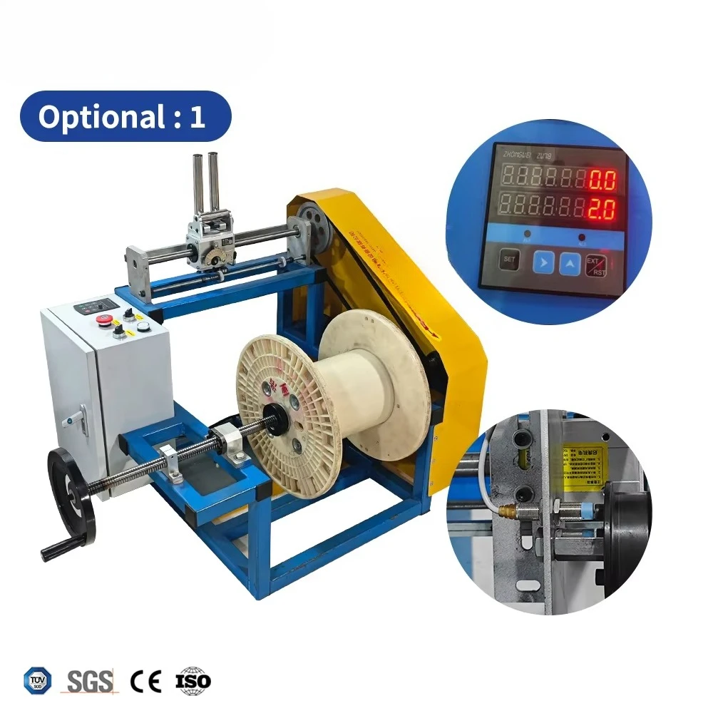 Equipment for Machinery Drum Winding High Quality QP500 Steel Wire Rope Take-Up Winder Machine Cable Pay-Off