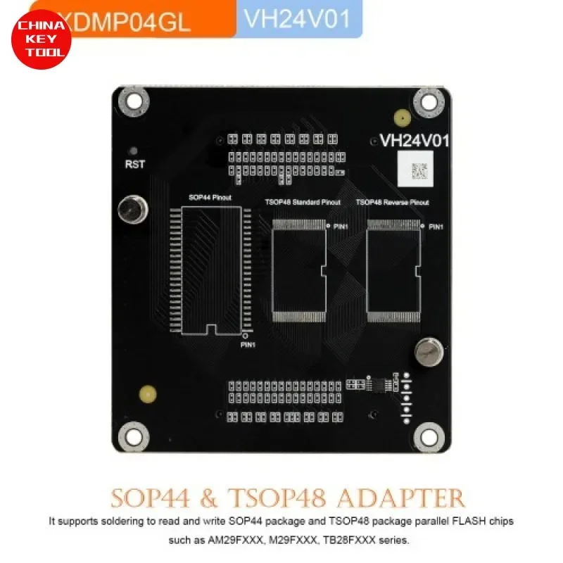 Xhorse XDMPO4GL VH24 SOP44 & TSOP48 for Multi Prog Programmer