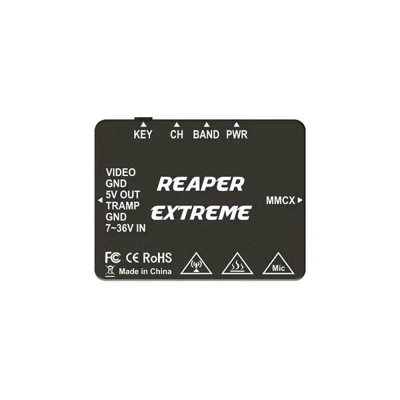 Foxeer Reaper Extreme 2.5W VTX 5.8G 72CH ピットモード 2500mW 内蔵マイク CNC 放熱シェル 2-8S 20X20mm FPV 長距離用