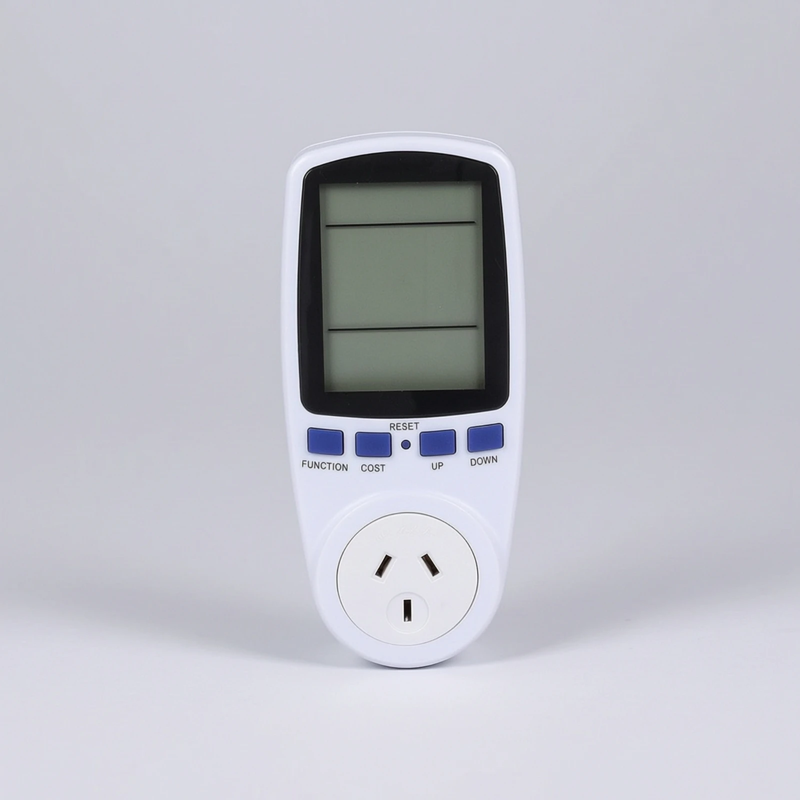 Power Meter Socket Digital Energy Monitoring Plug Wattmeter with LCD Screen Electric Plug-Energymeter Meter Home for Office
