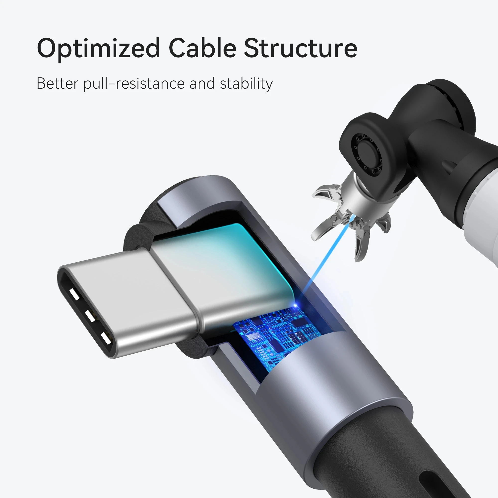 KIWI Design-Cabo de ligação para Quest 3 e Quest 2, USB 3.0 para Tipo C, transferência de dados em alta velocidade, cabo VR durável, 5m, acessórios